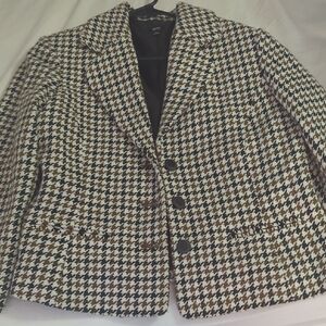 Mossimo Supply Co. Black and White Houndstooth Blazer